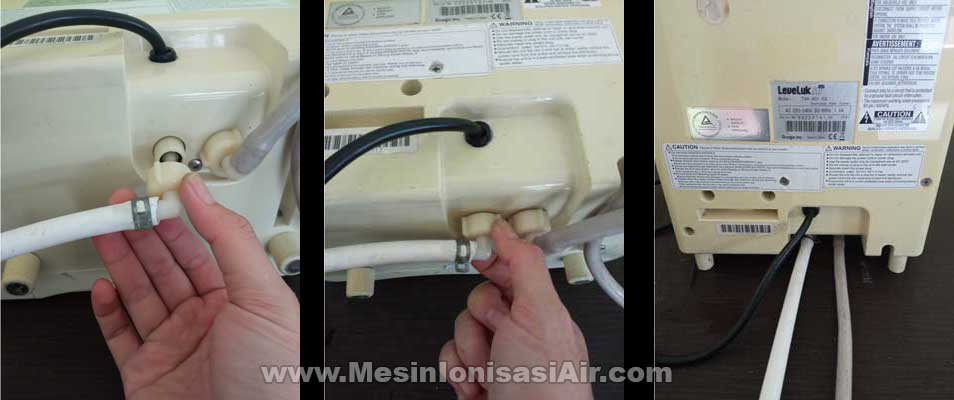 pasang soket mesin kangen water